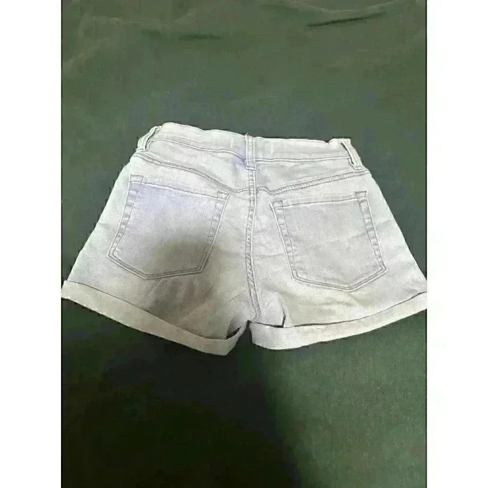 PacSun junior girls stretch shorts PacSun Size 23 Summer time Casual Light Blue - Picture 6 of 7